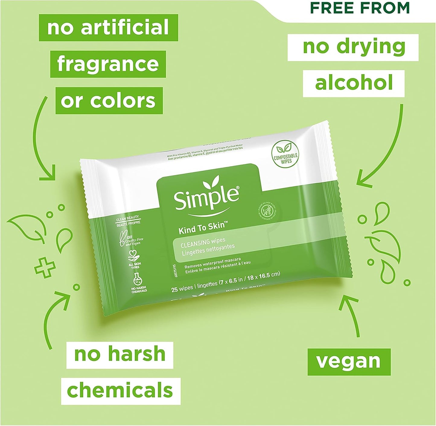 Simple Cosmetic Wipes