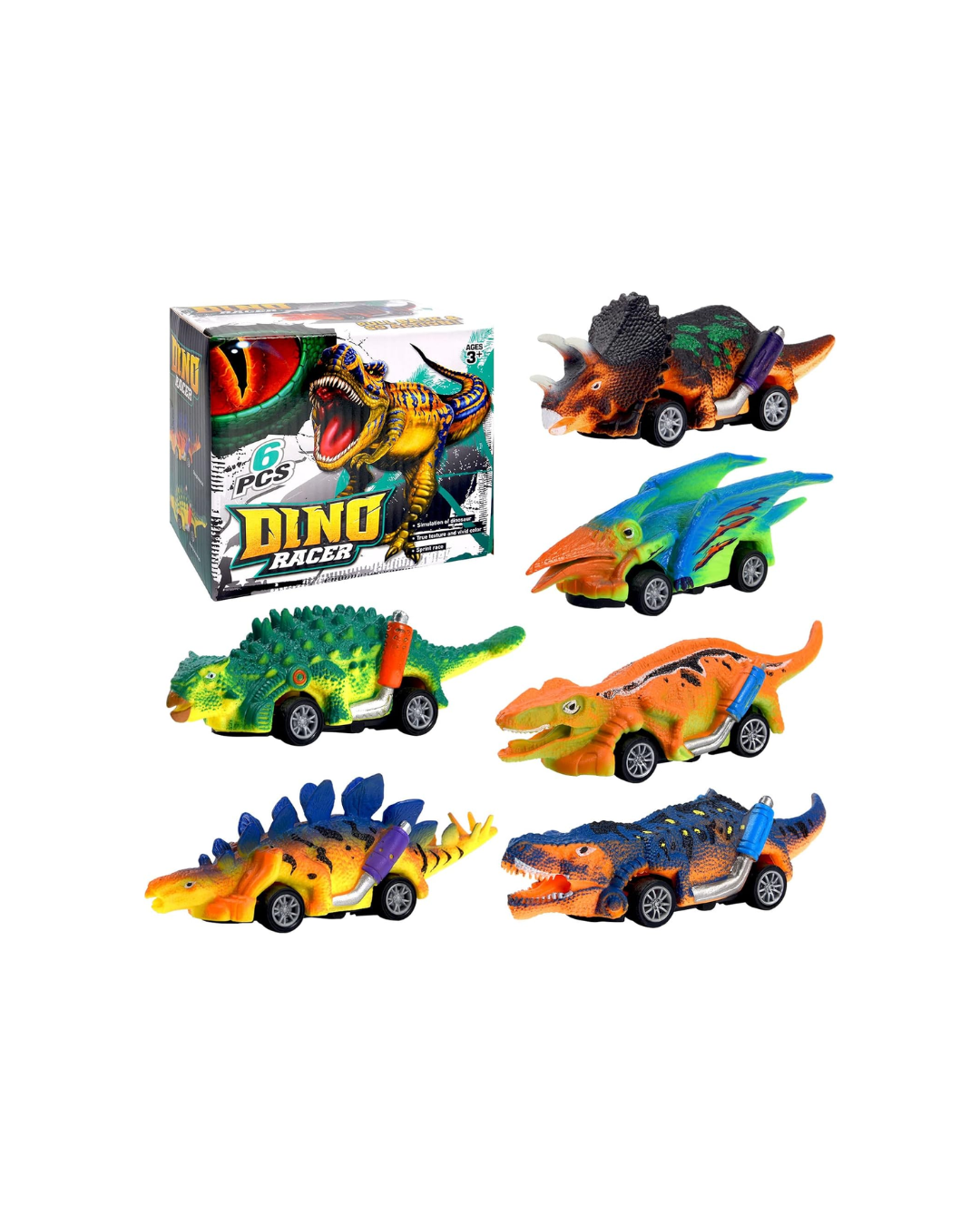 Dino Toy Car Racer 6 Mini