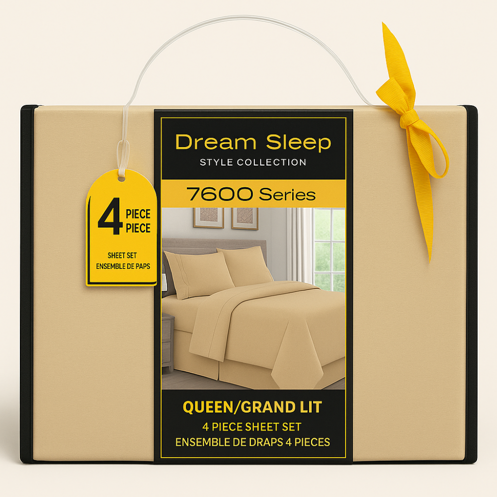 Dream Sleep 7600 Series Plain Bedsheet