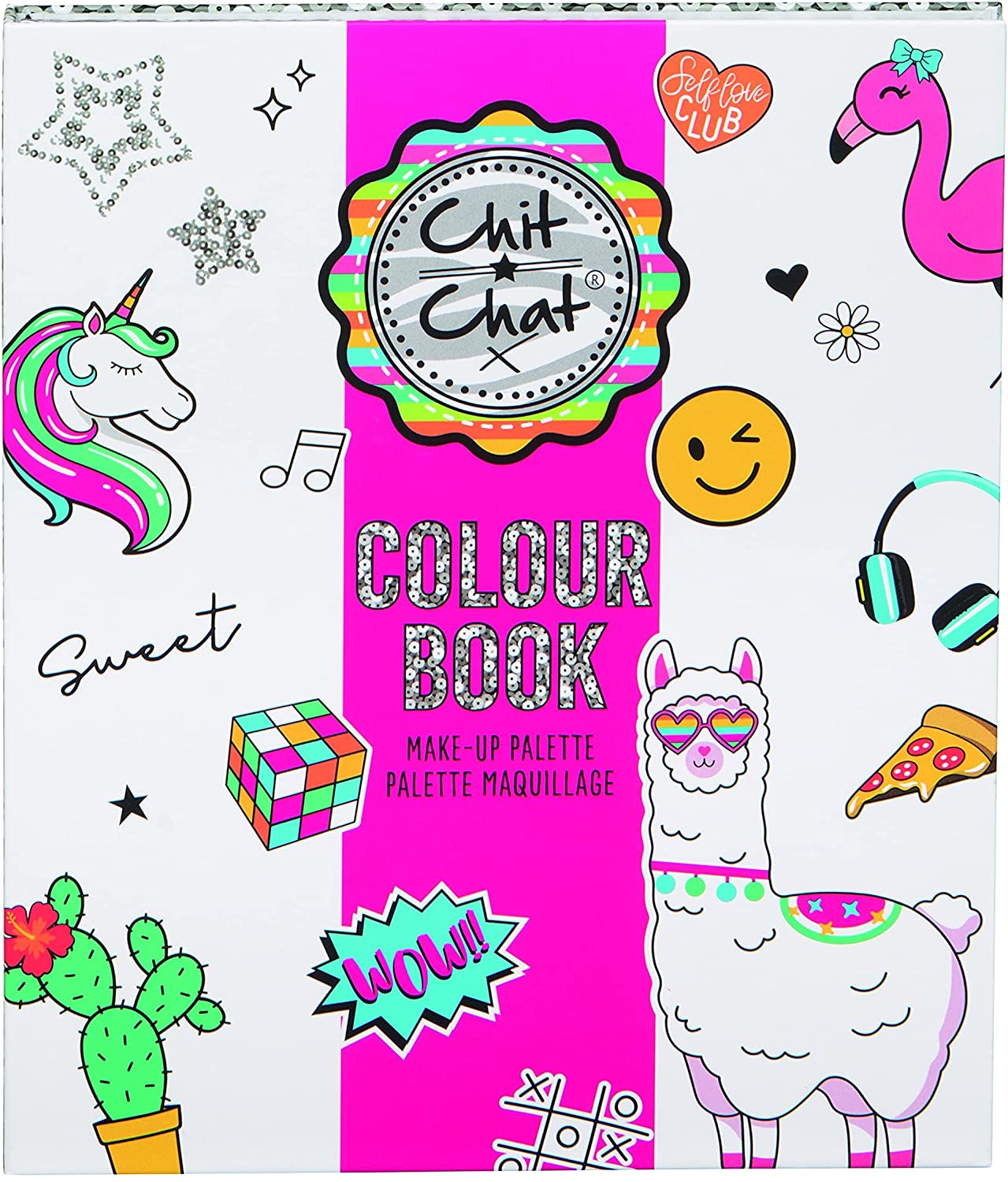 Girls Teenager Chit Chat Colour Book Makeup Palette Gift Set ( MADE IN UK)