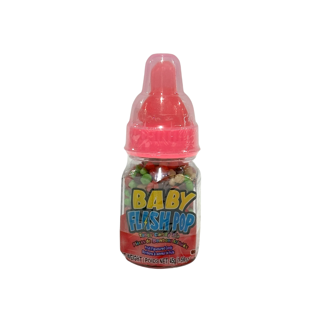 BABY FLASH POP TANGY CANDY BITS STRABERRY & BLUEBERRY FLAVOR