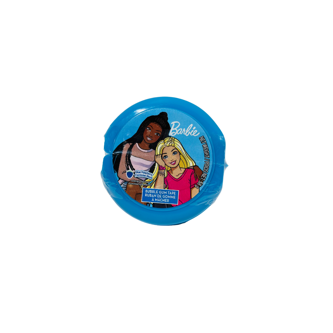 BARBIE & POLLY POCKET BUBBLE GUM TAPE ORIGINAL / BLUE RASBERRY FLAVOUR