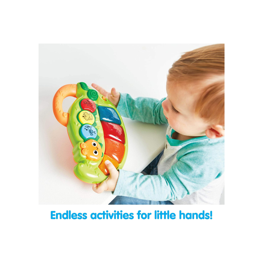 Caterpillar Keyboard, Lights up and Plays Music, Cute Caterpillar Shape, Enhances Memory Skills