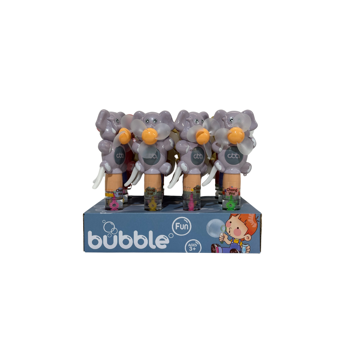 ELEPHANT TOY WITH BUBBLES 1PC