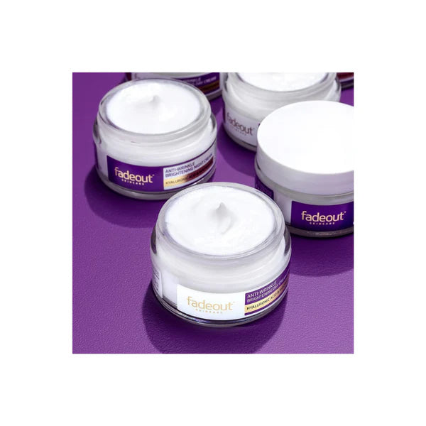 Fadeout Skin Care Anti-wrinkle brightening day cream Hyaluronic Acid & Niacinamide 50ml PRODUCT OF THE UK