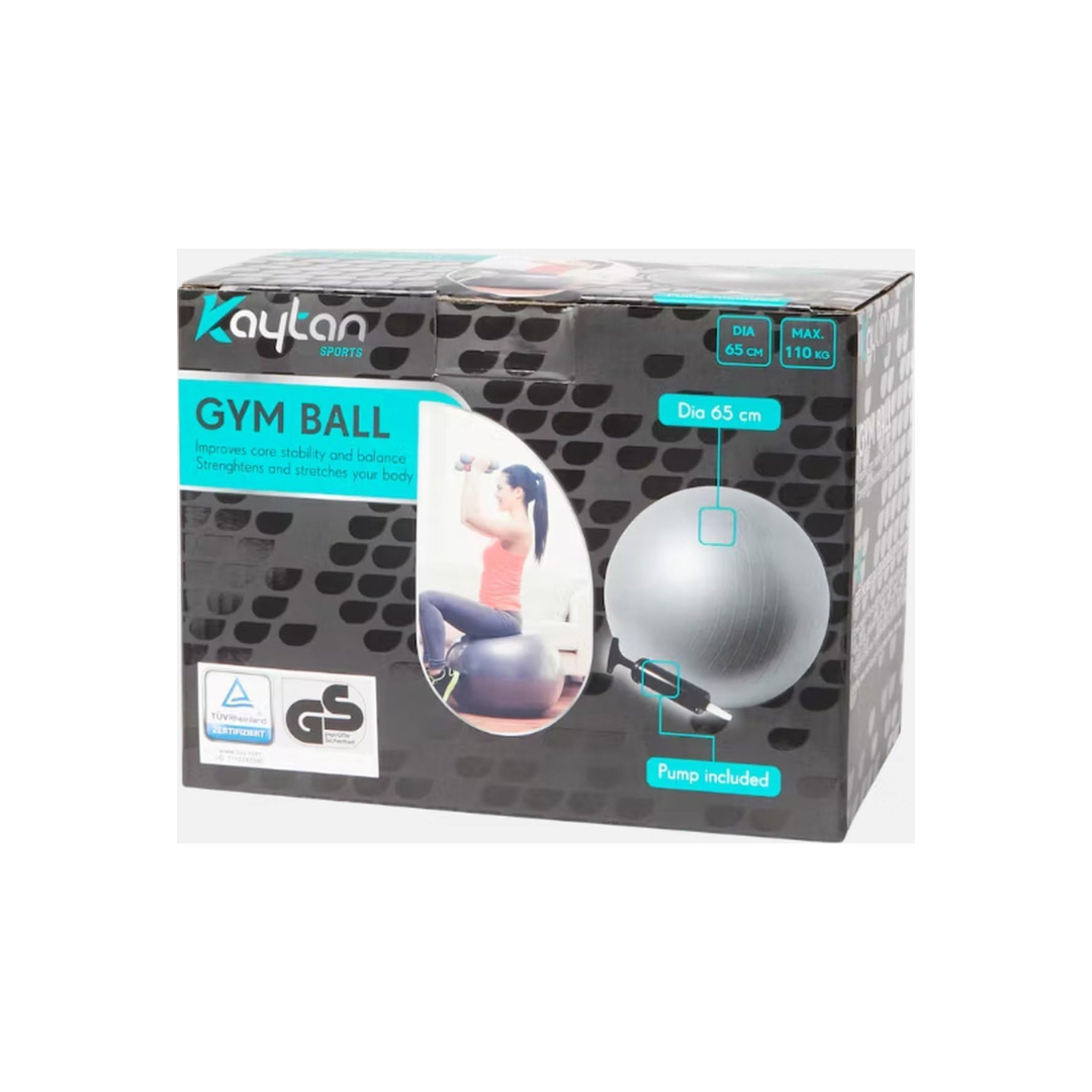 KAYTAN Fitness Gym Ball 65CM Diameter- Pump Included