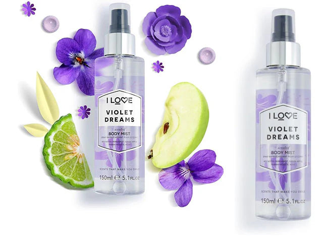 I LOVE Violet Dreams Scented Body Mist