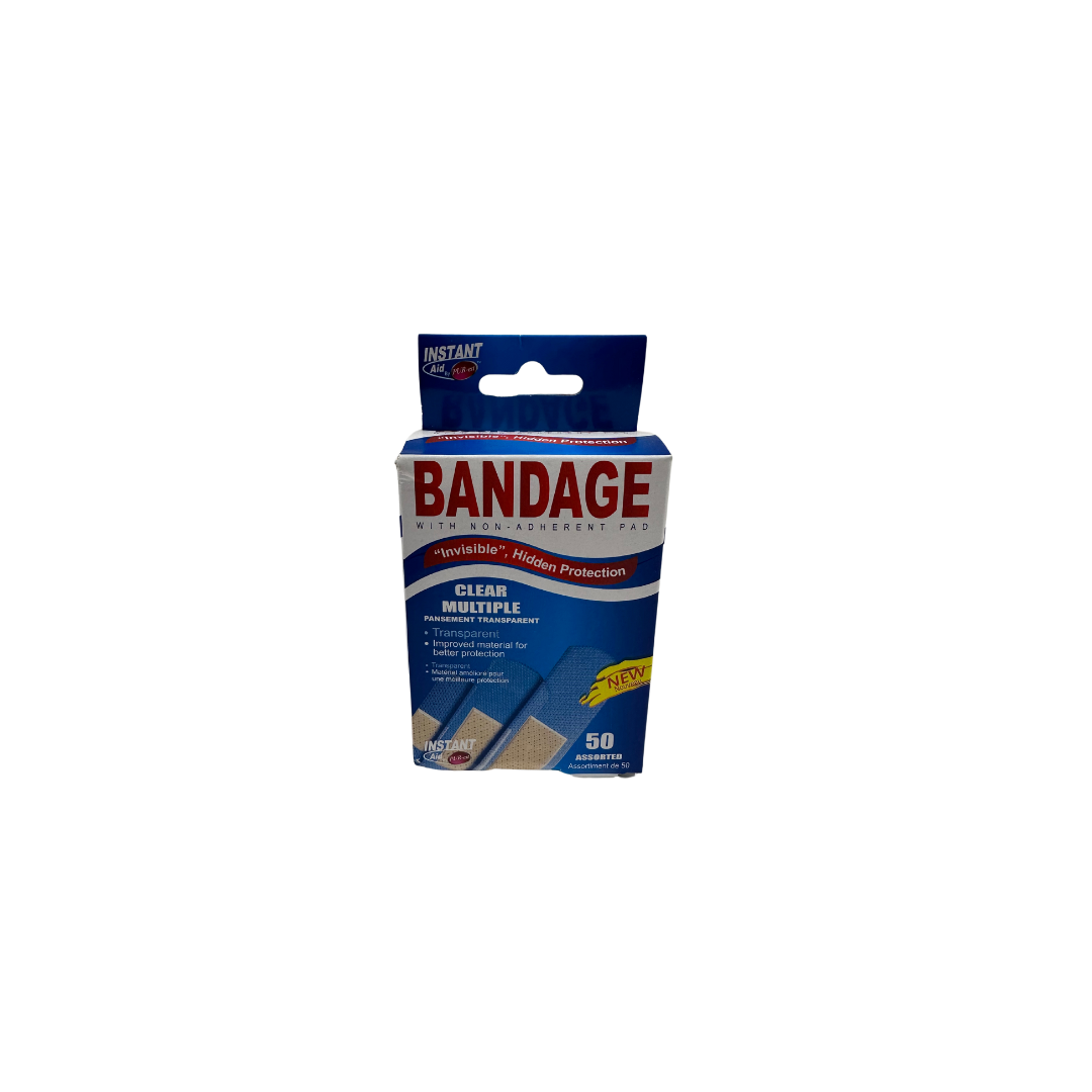 INSTANT AID BANDAGE DURABLE AND T0UGH PROTECTION 30+5 ALL ONE SIZE