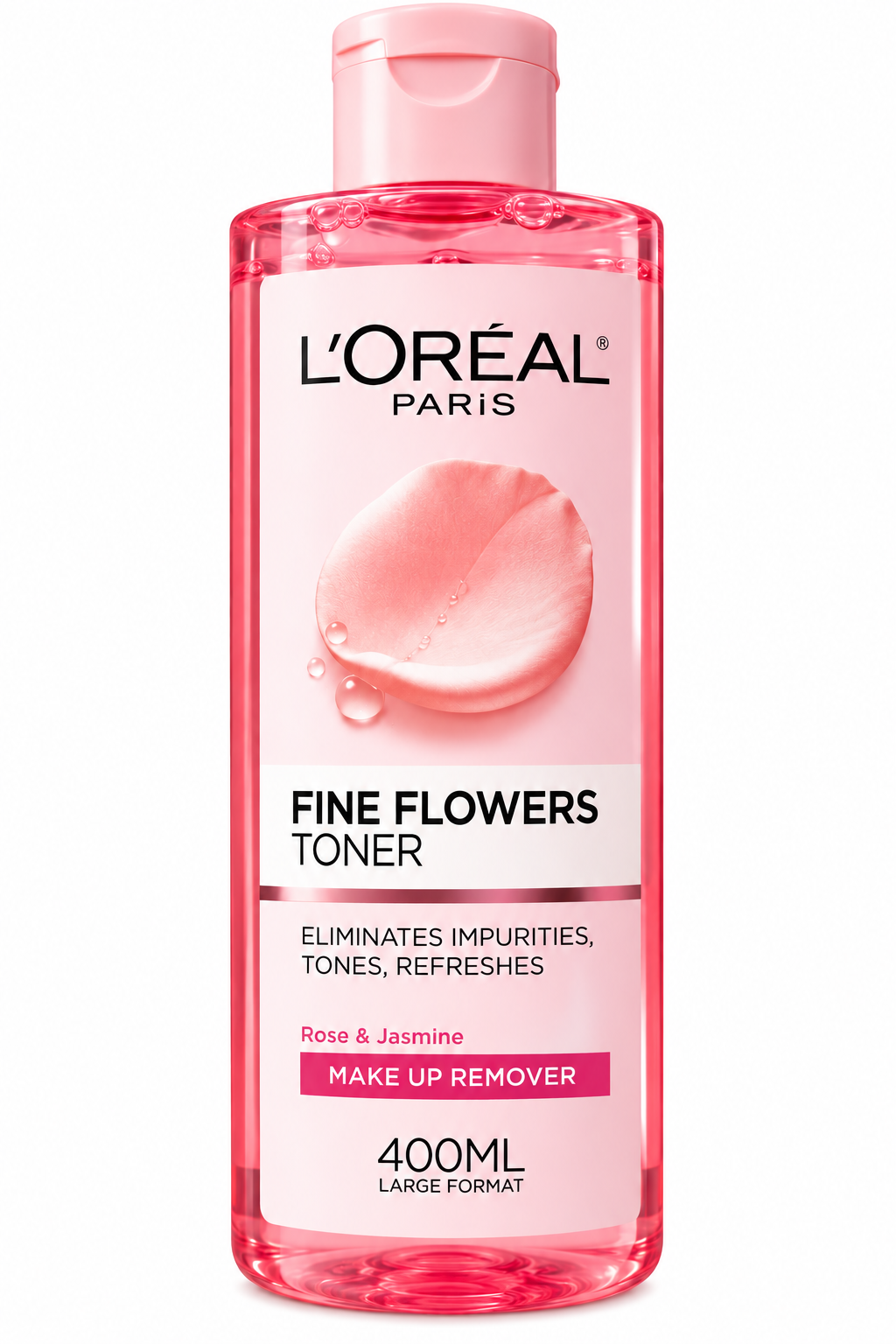 L’Oréal Paris Fine Flowers Rose & Jasmine Makeup Remover Toner 400 mL