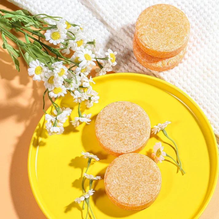 BODY & EARTH SHAMPOO BAR REFRESHING FORMULA WITH LEMON OIL & COCONUT OIL FRESH MANGO 50G ( SPA SHAMPOO )