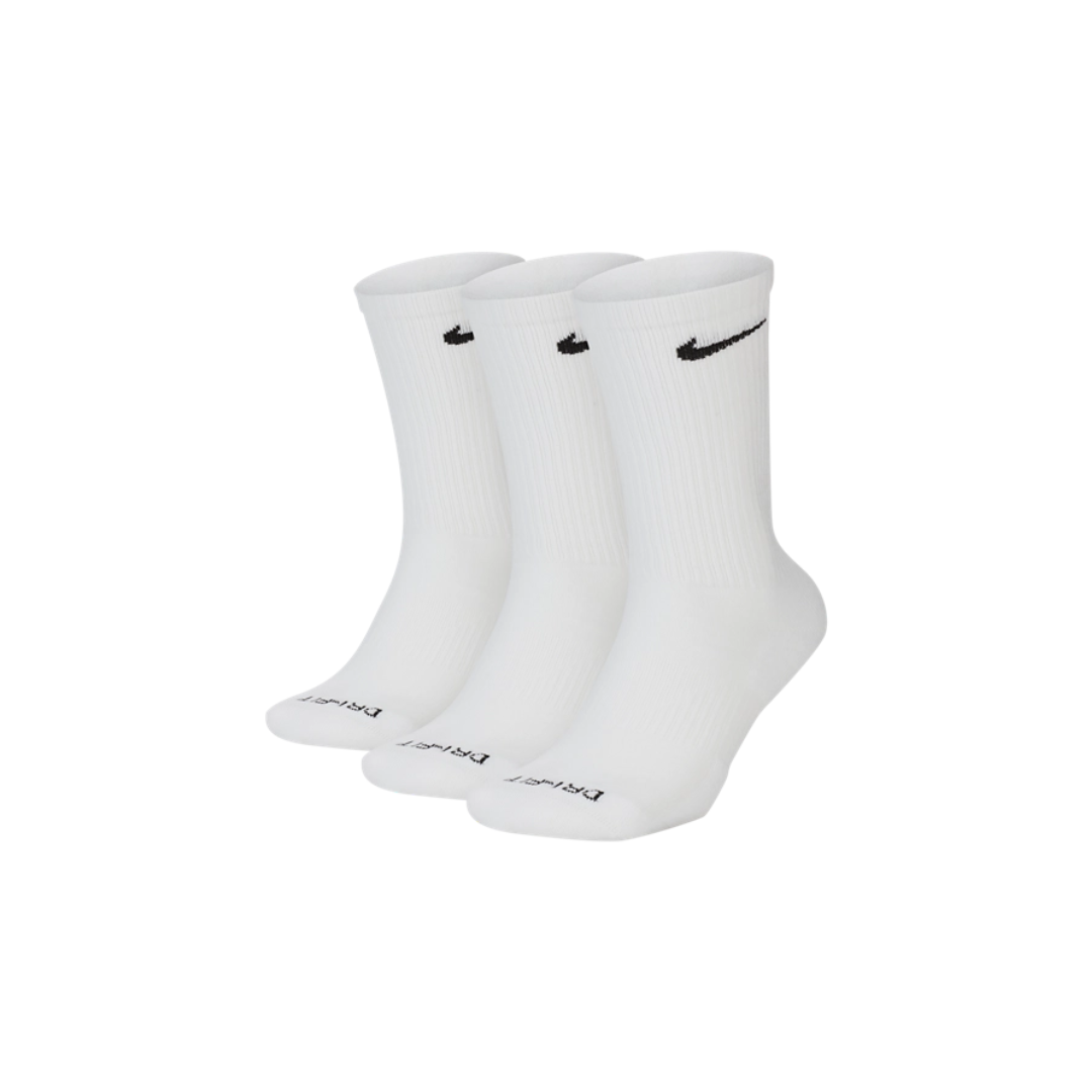 Nike 3 Pack Dri-FIT Plus Crew Socks Medium