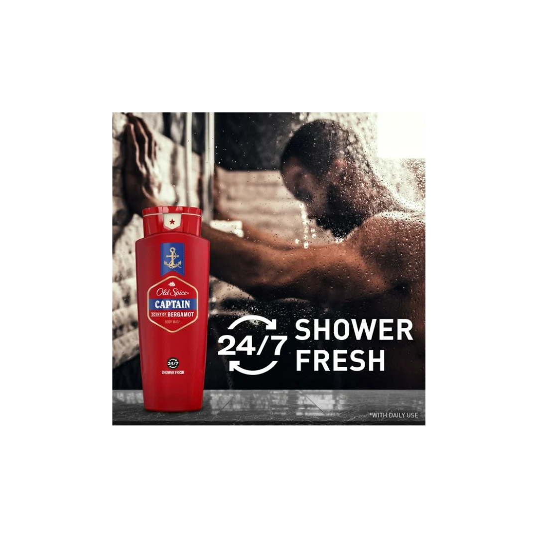 Old Spice Red Collection Body Wash for Men, Captain Scent 473ML