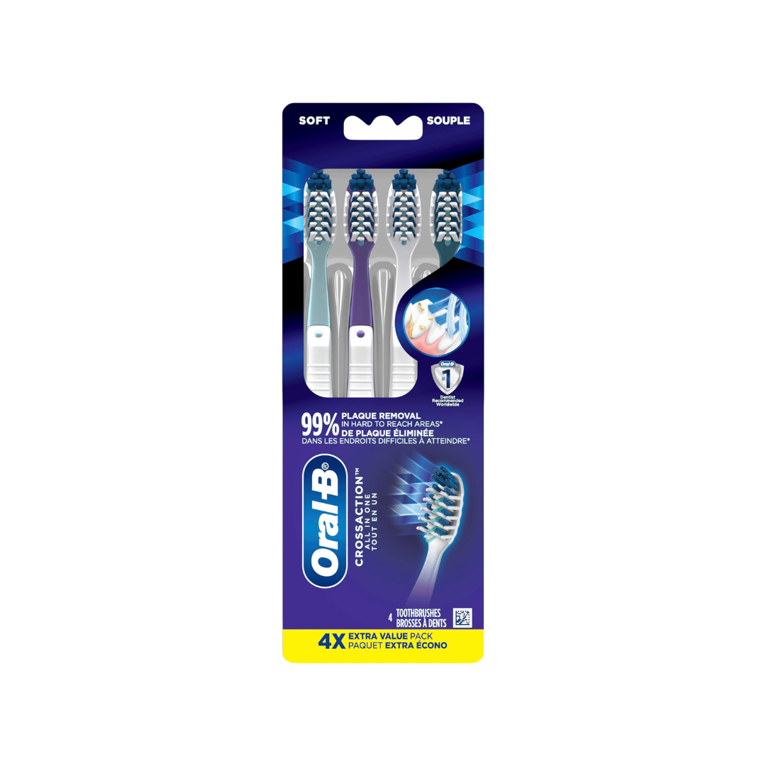 Oral-B Pro-Health All in One Toothbrush, Soft, 4 count