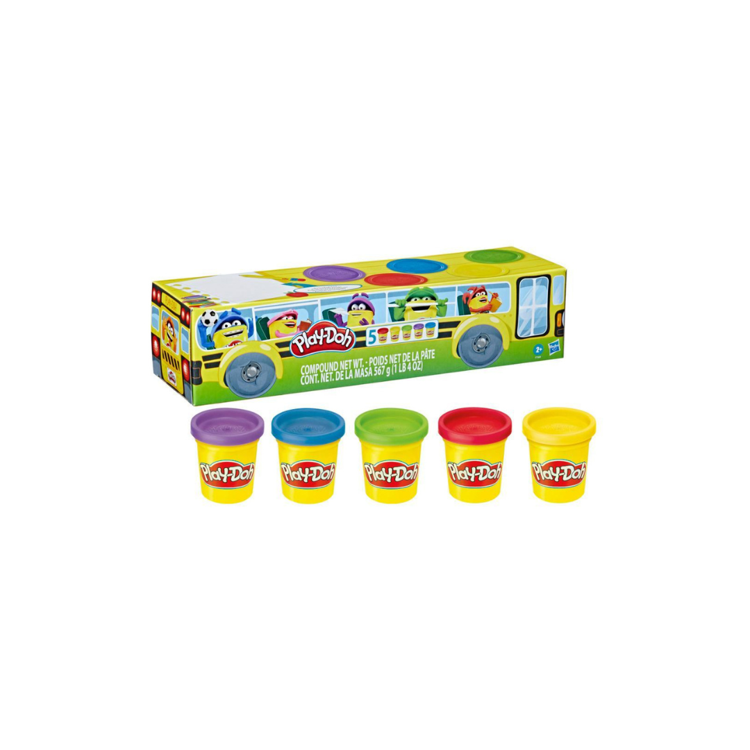 Play-Doh Back to School 5-Pack of Modeling Compound, 4-Ounce Cans, Non-Toxic