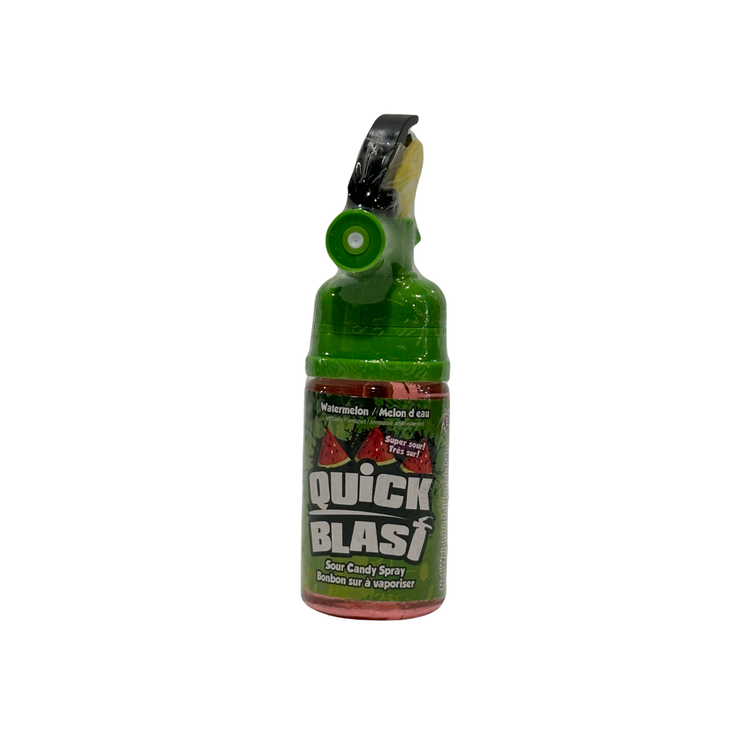 QUICK BLAST SUPER SOUR CANDY SPRAY ASSORTED FRUIT BLASTING FLAVOURS