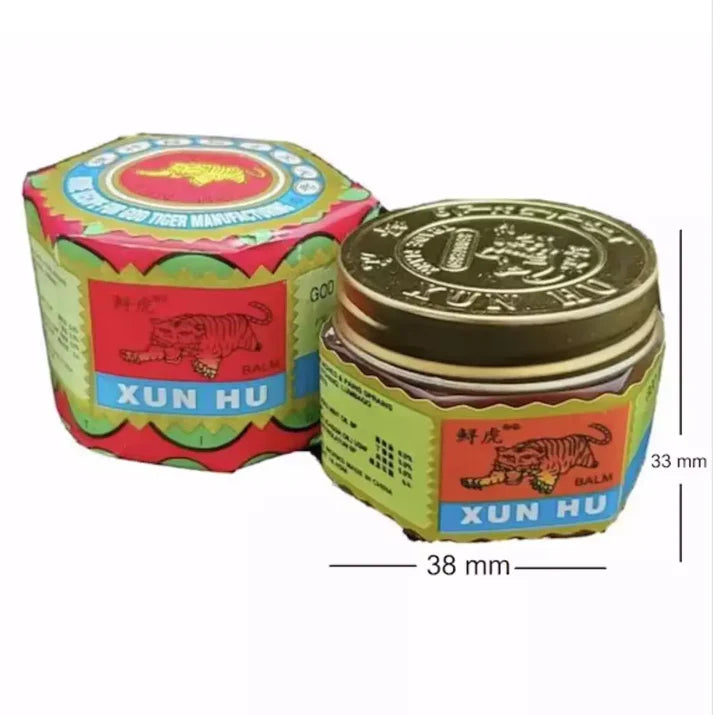 TIGER BALM FOR MUSCAR ACHES & PAIN GREAT FOR ( SPRAINS, HEADACHES, STUFFY NOSE, INSECT BITE, ITCHINESS ETC.
