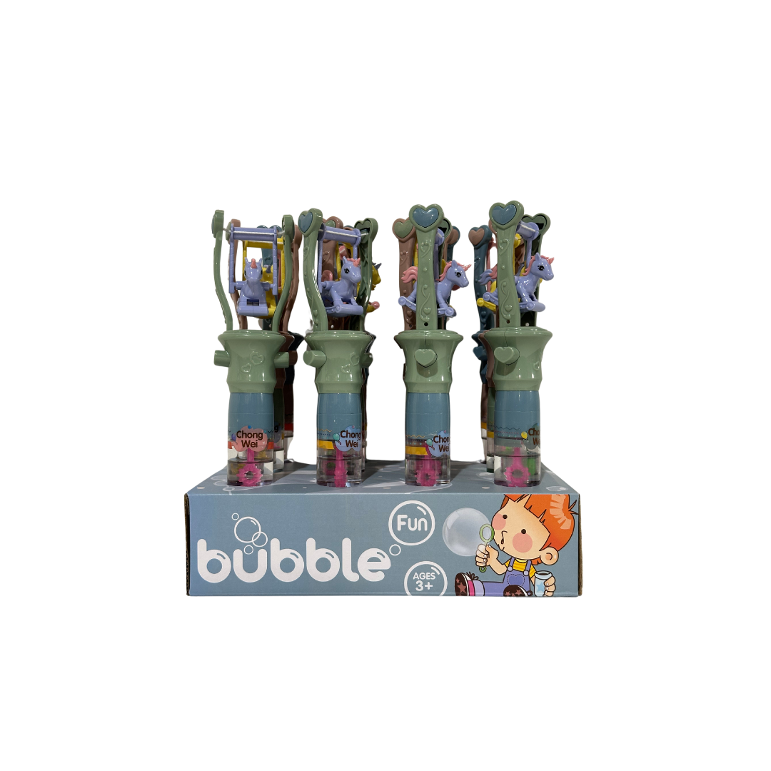 UNICORN TOY WITH BUBBLES 1PC