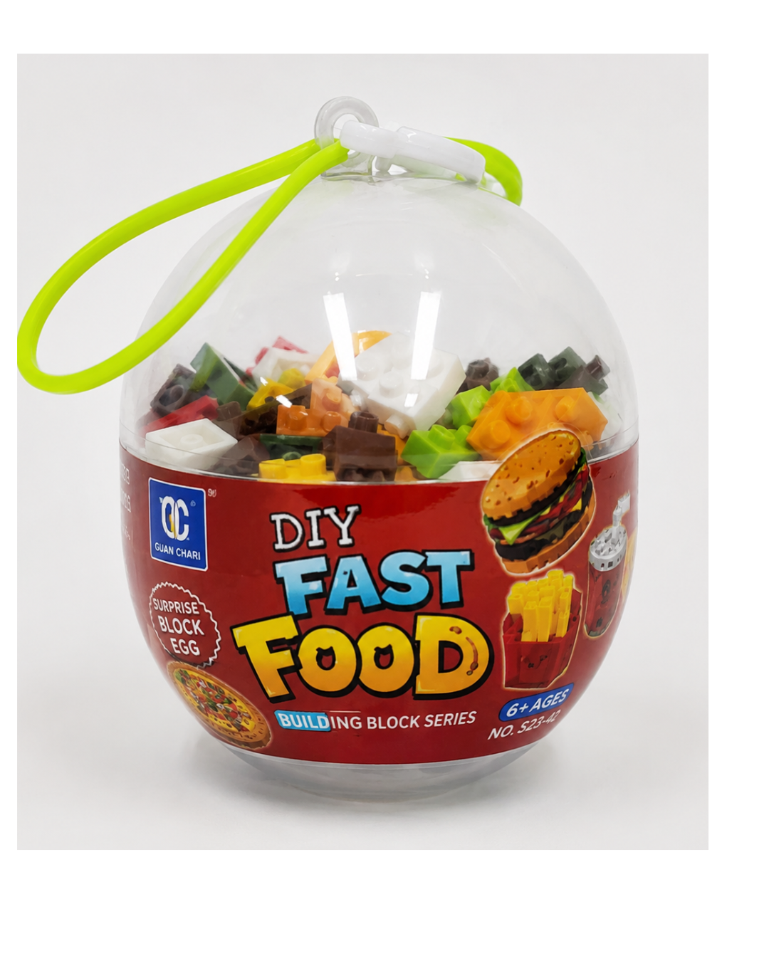 DIY LEGO-Style Building Blocks – Fast Food Series (1pc)
