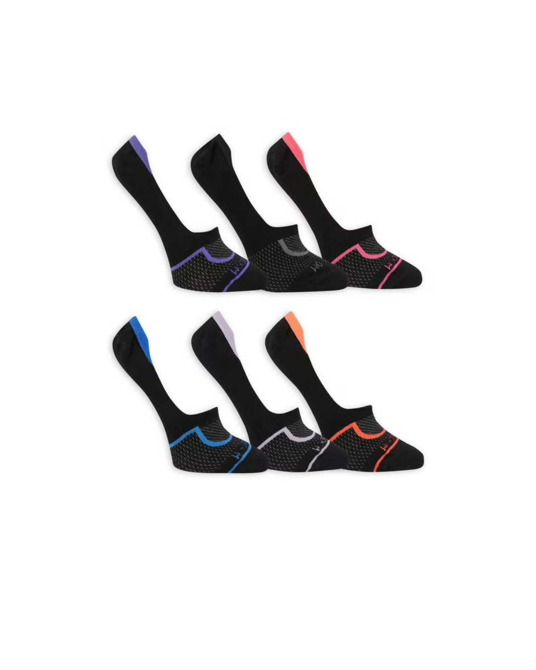 Fruit of the Loom Women's Liner Lightweight CoolZone Cotton Socks – 6 Pairs, Size 4–10