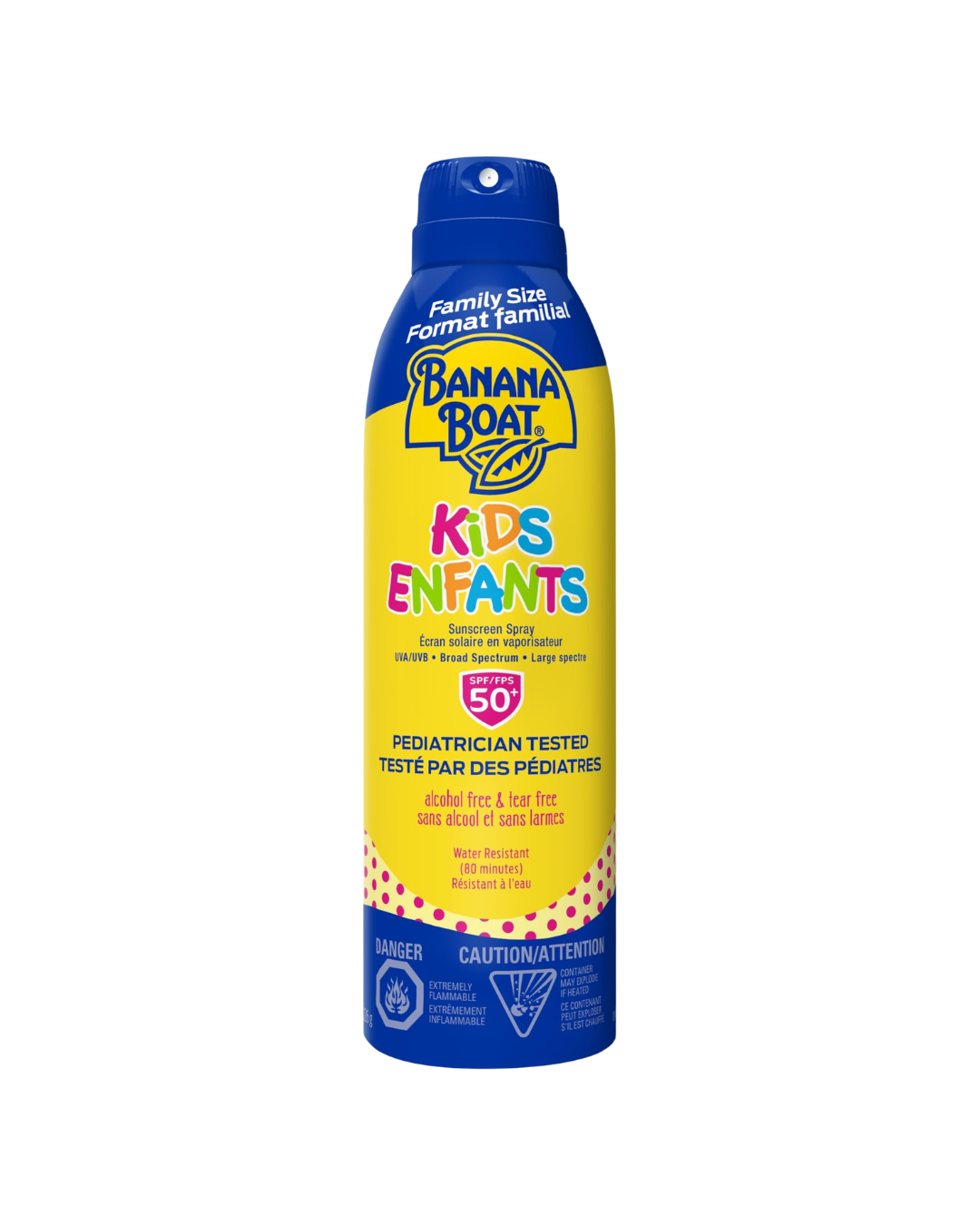 Banana Boat Kids Tear Free Sunscreen Clear Spray, Spf 50+, 226g