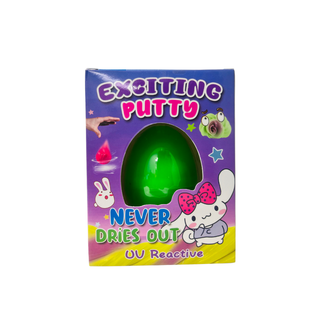 EXCITING PUTTY NEVER DRIES OUT REUSABLE
