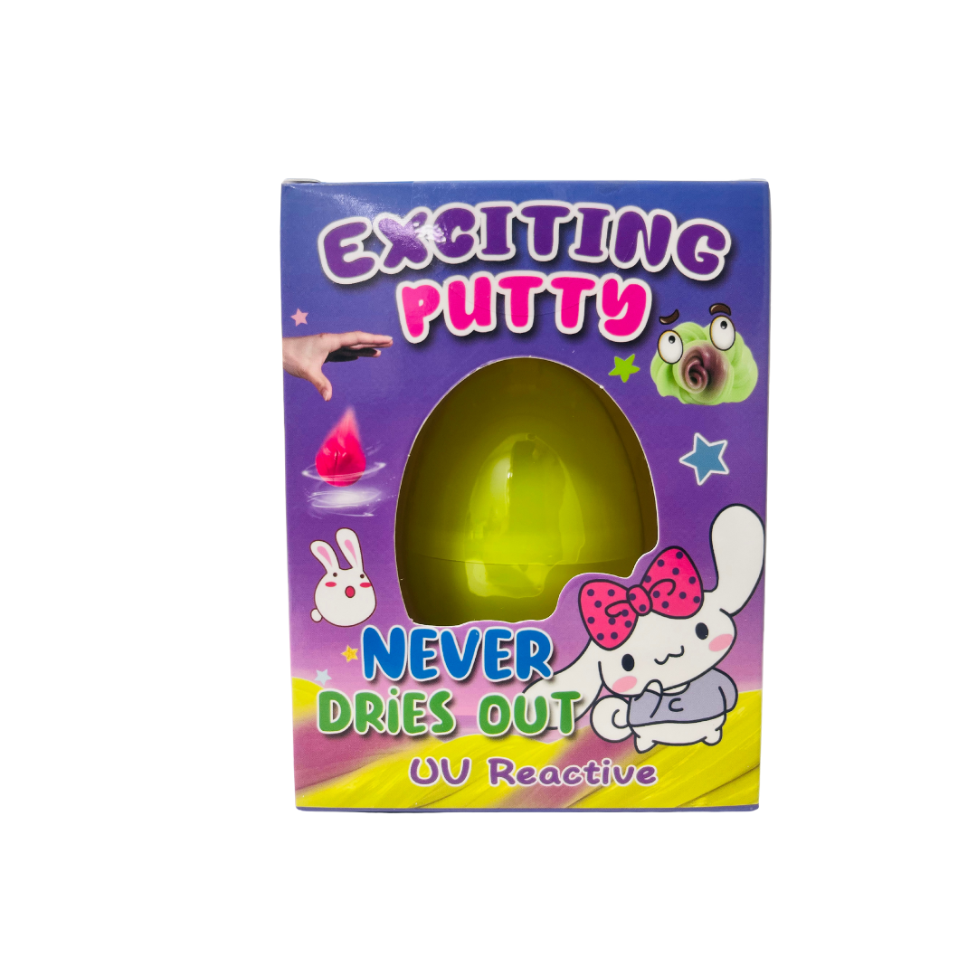 EXCITING PUTTY NEVER DRIES OUT REUSABLE