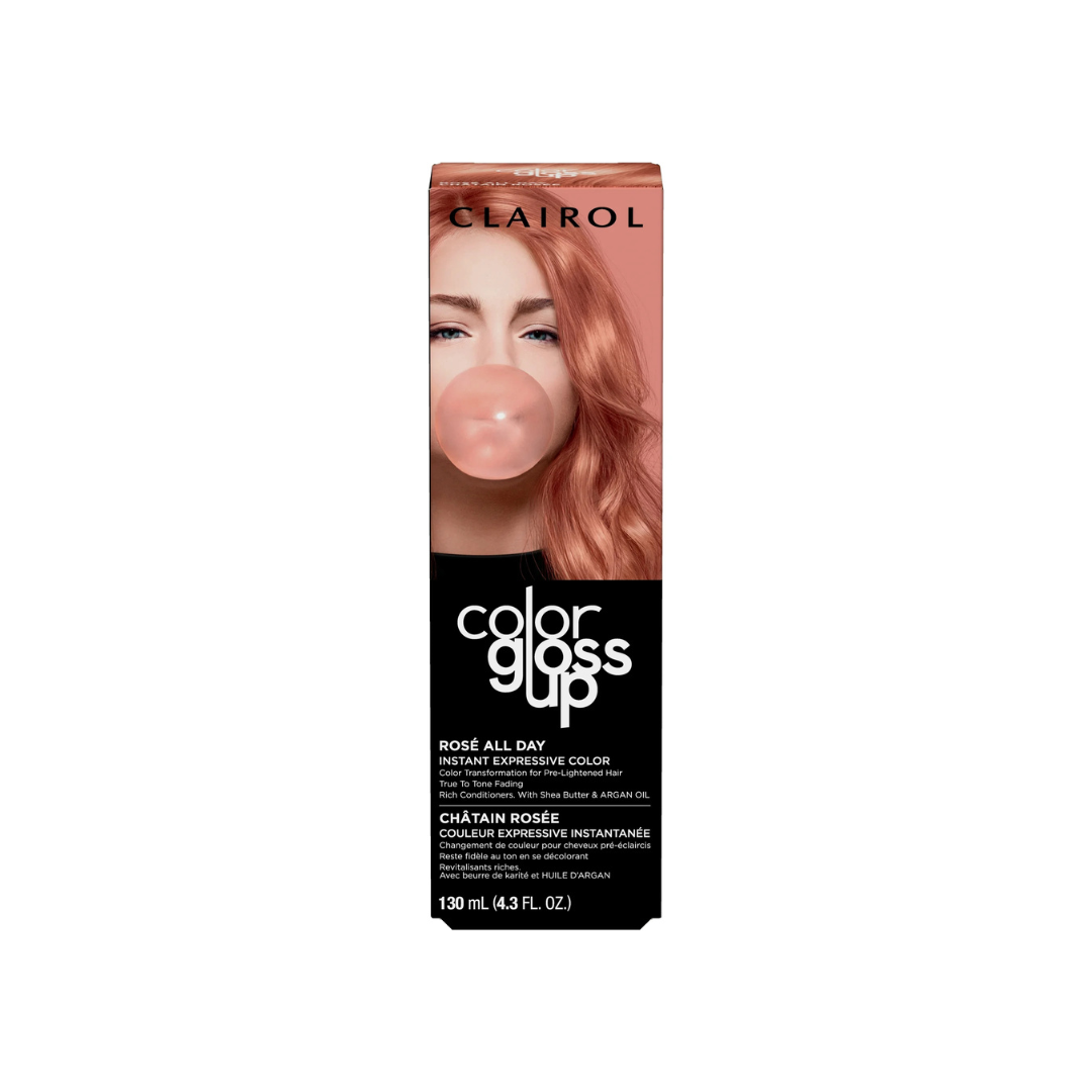 Clairol Color Gloss Up Temporary Hair Dye, Blazin Red Or Rose Hair Color, 4.3FL OZ