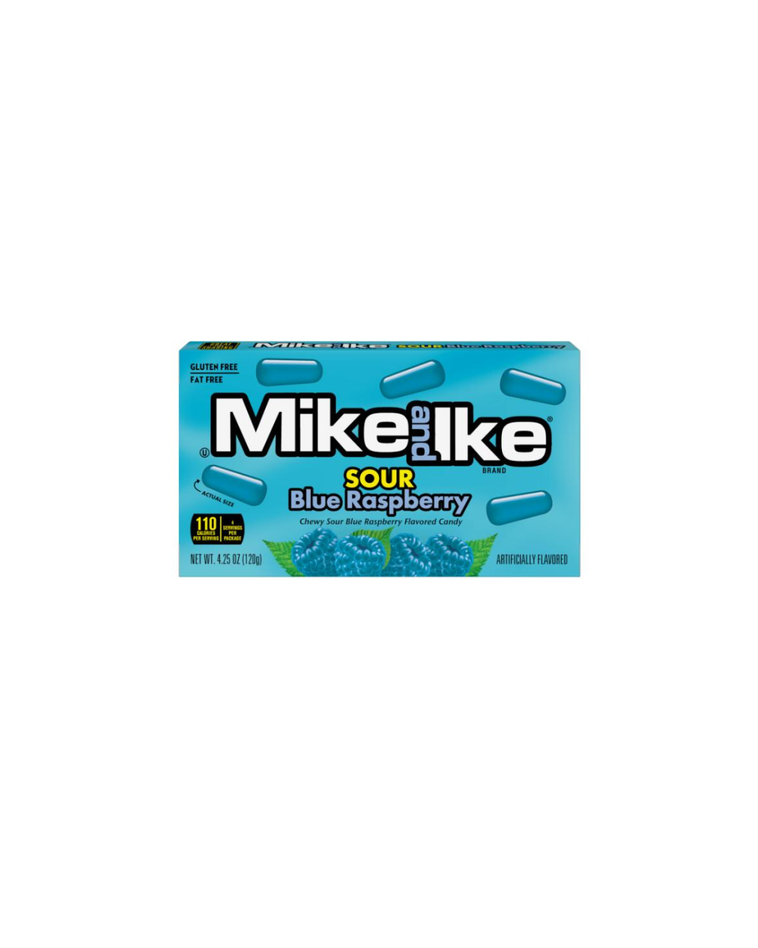 Mike and Ike Blue Raspberry 120g
