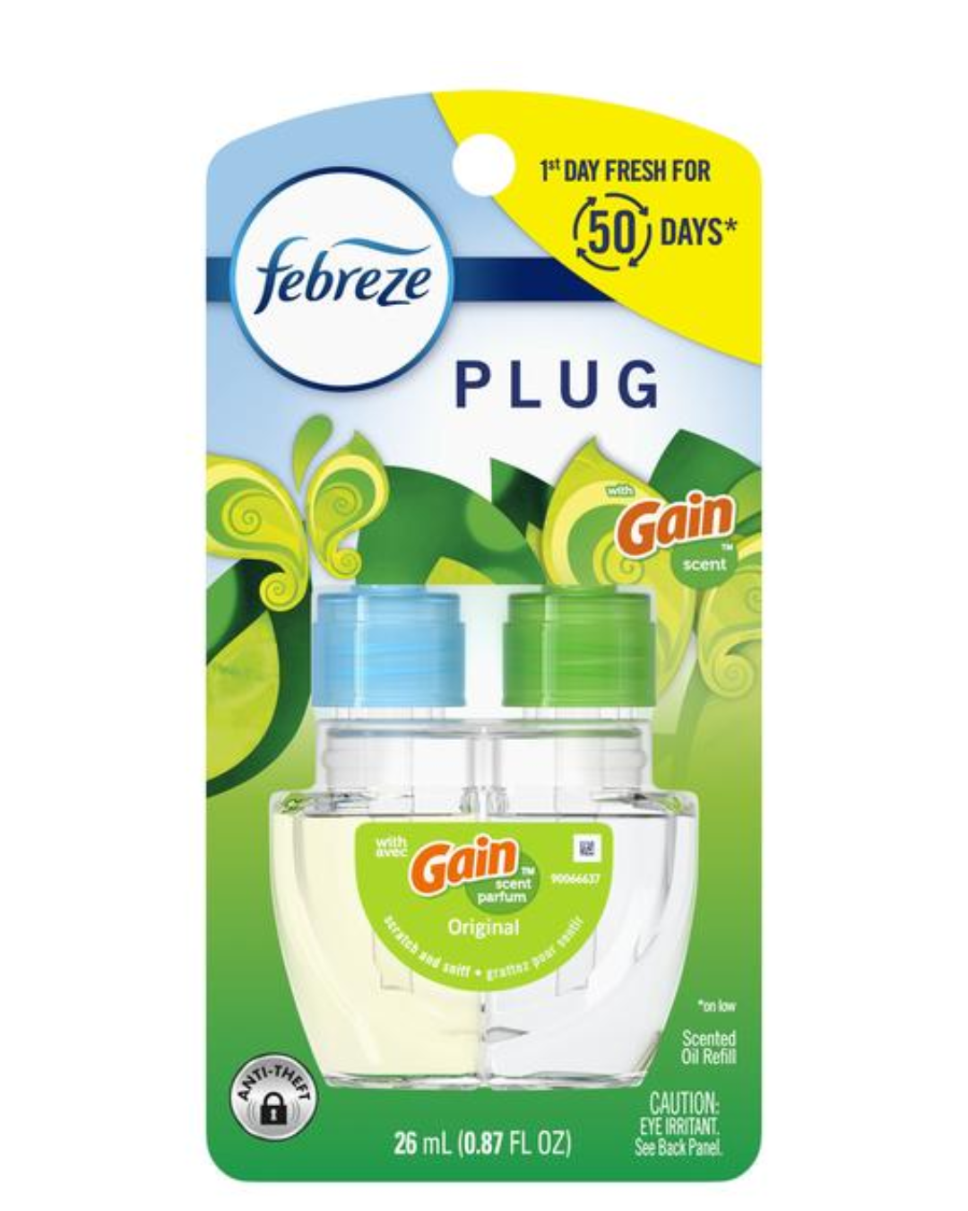 Febreze Plug Scented Oil Refill with Gain Original Air Freshener 26ML