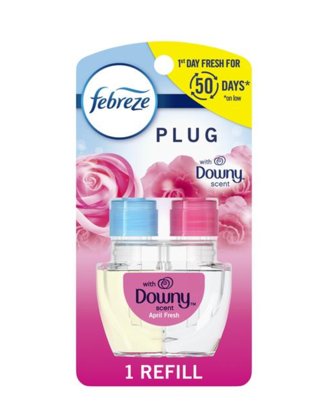 Febreze Plug with Downy April Fresh Scented Oil Refill Air Freshner 26ML