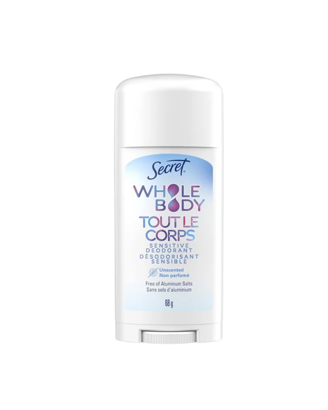 Secret Whole Body Aluminum Free Deodorant Stick for Women 68G