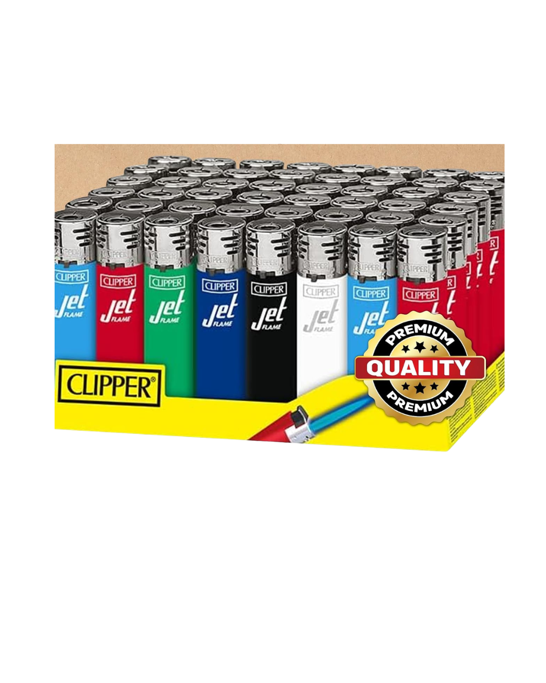 Clipper Torch Jet Flame Lighter – Wind Resistant 3pc