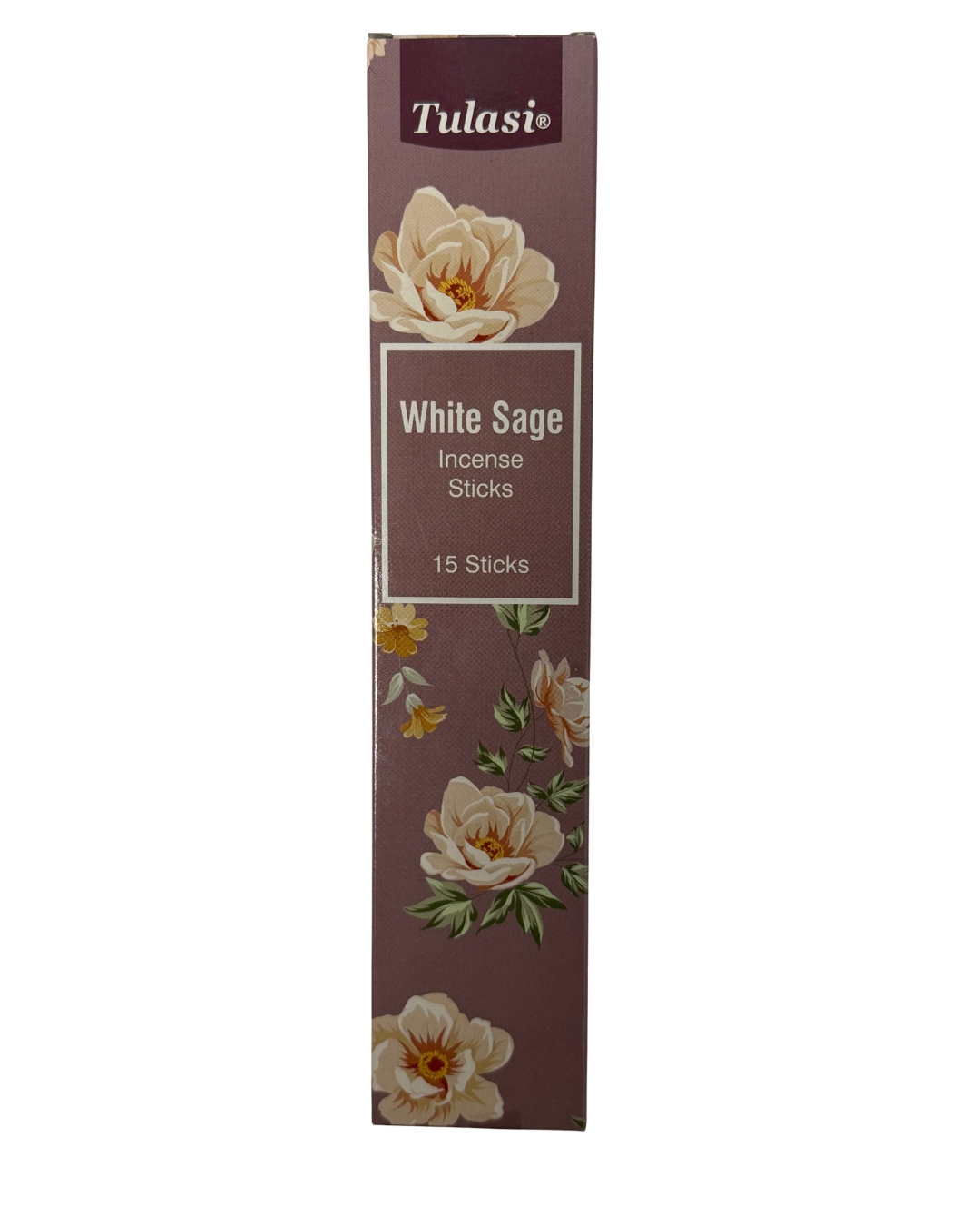 Tulasi White Sage Incense Sticks – 15 Sticks