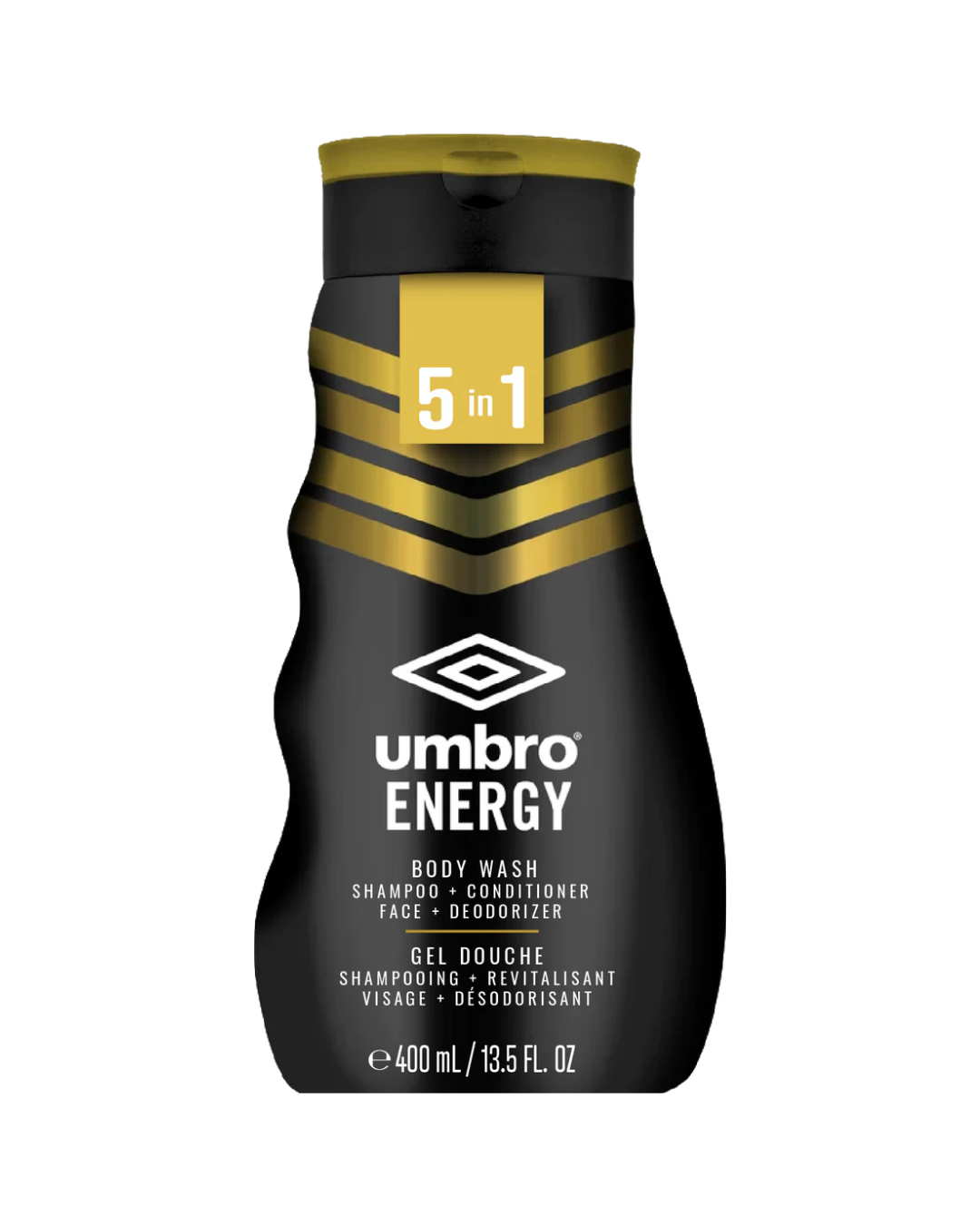 Umbro Energy (5-in-1) Body Wash, Shampoo, Conditioner, Face Wash, Deodorizer for Men 400ml