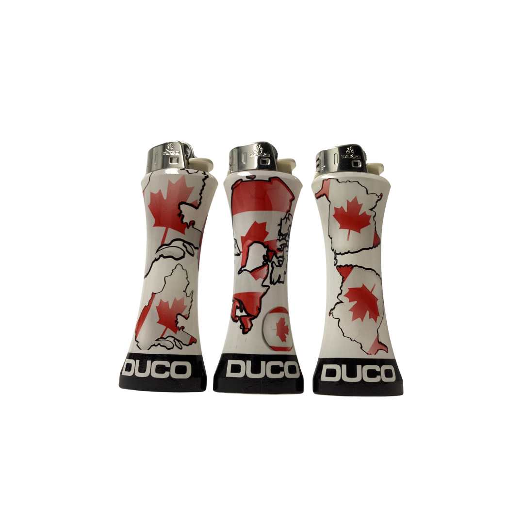 DUCO LIGHTERS CANADA FLAG SERIES ( 3 PC SET)