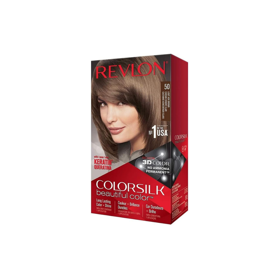 REVLON HAIR COLOR # 50 LIGHT ASH BROWN