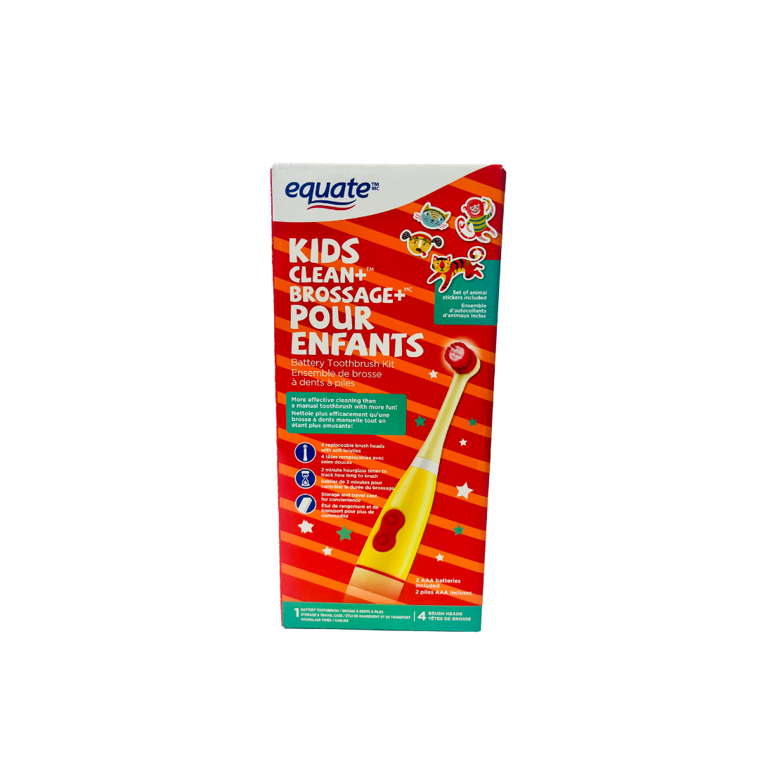 KIDS CLEAN BROSSAGE + BATTERY TOOTHBRUSH