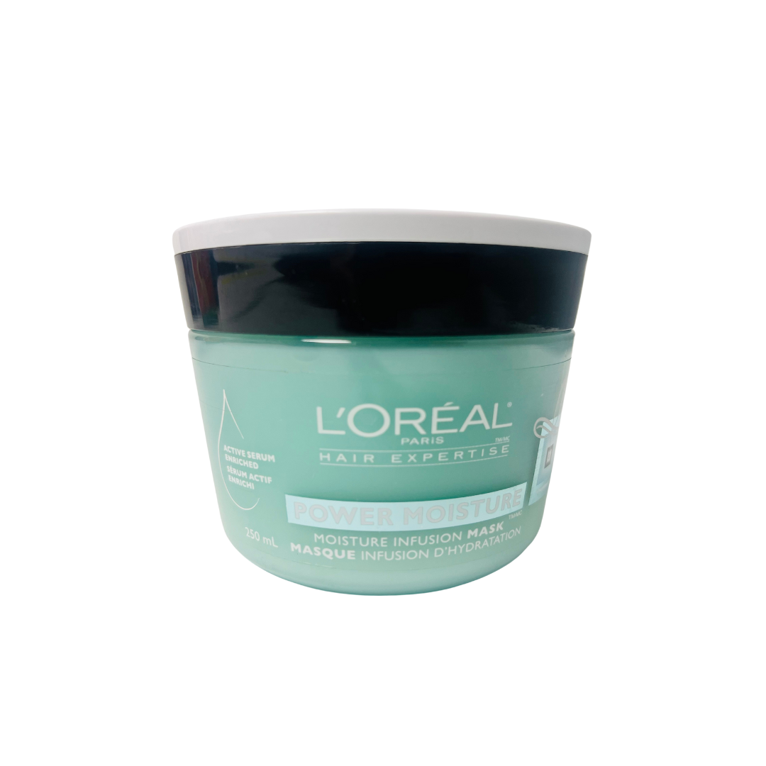 LOREAL HAIR EXPERTISE POWER MOISTURE INFUSION HAIR MASK 250ML SMOOTHEN HAIR LIKE SILK