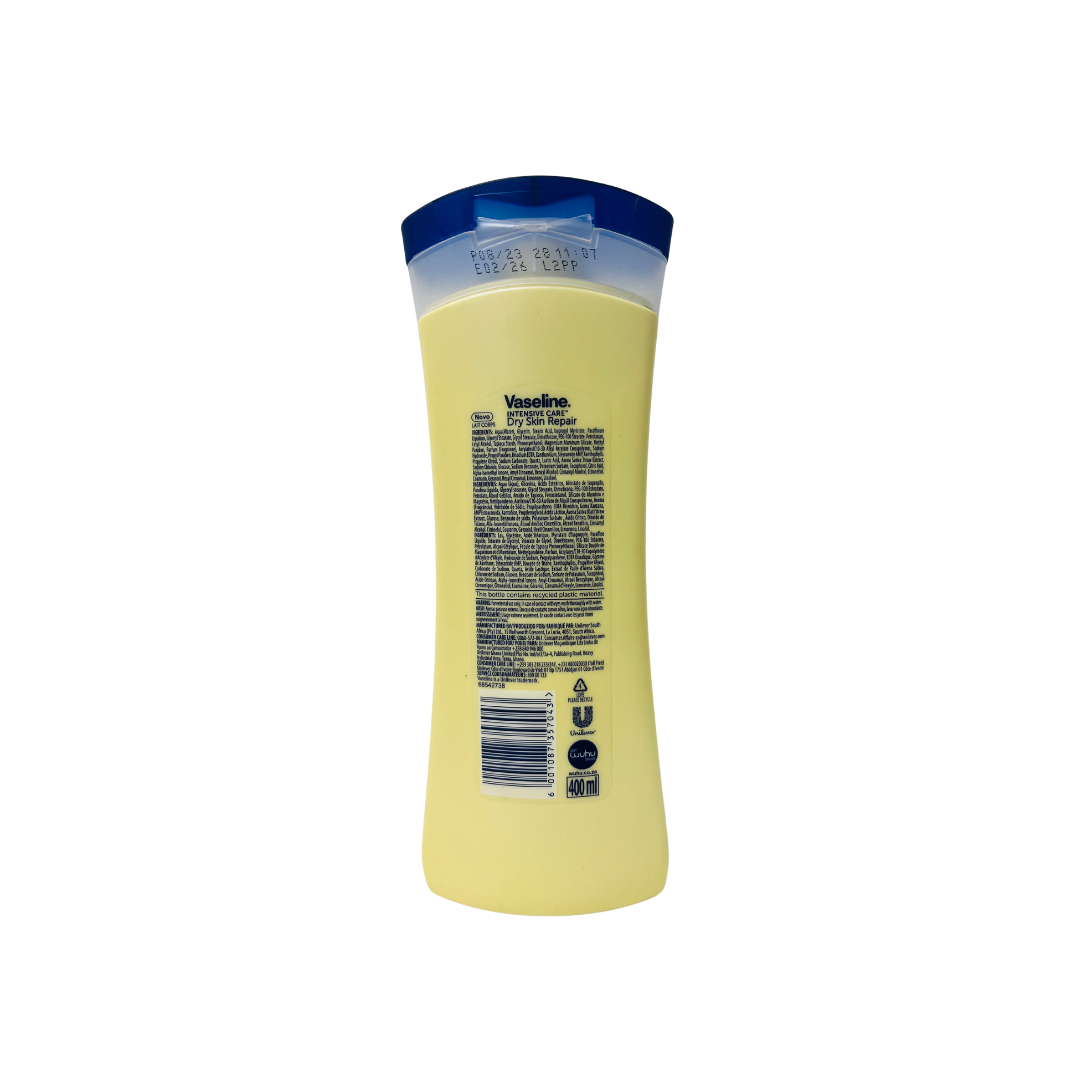 VASELINE DRY SKIN HEALING LOTION 400ML