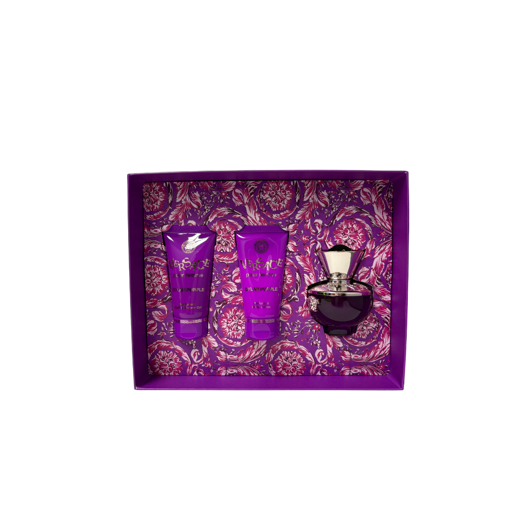 Versace Dylan Purple 3-Piece Set