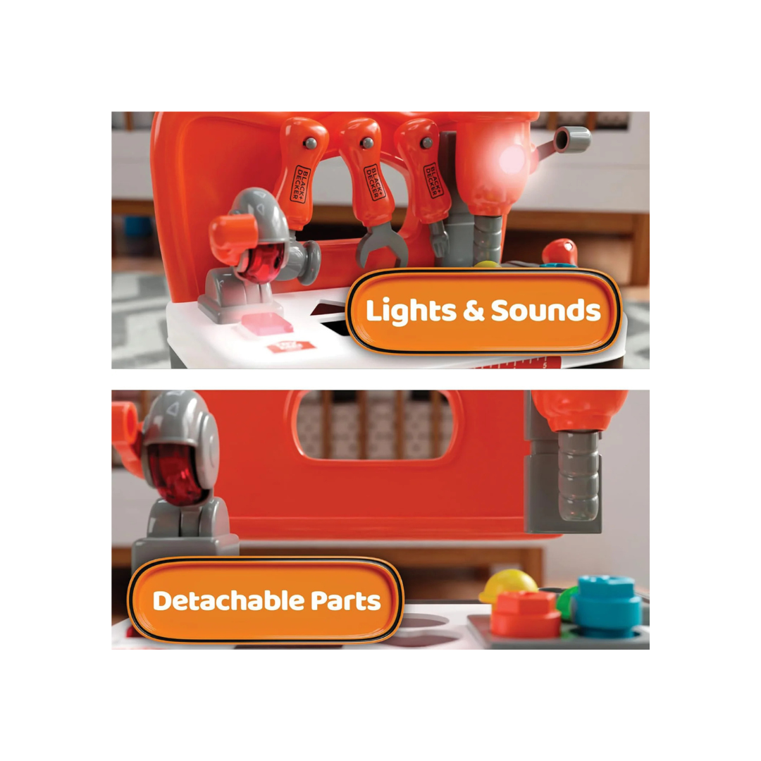Black & Decker Pretend Play, Lights and Sounds My First Workbench
