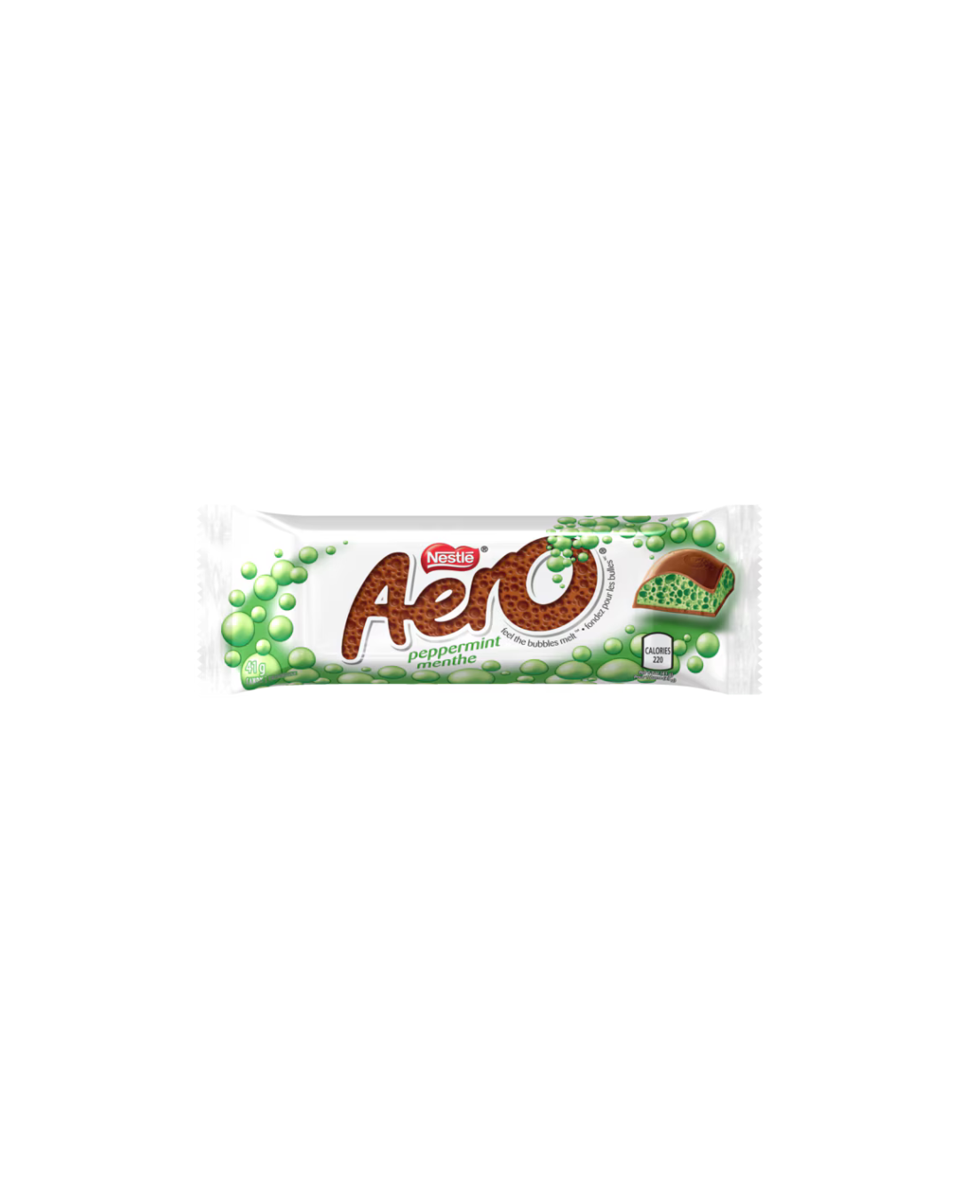 AERO Mint - Peppermint Milk Chocolate Bubble Bar
