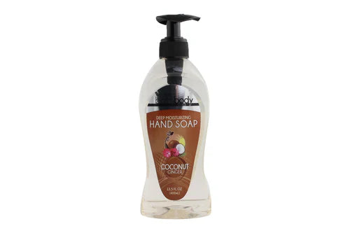 BATH & BODY BASICS HAND SOAP DEEPLY MOISTURIZING COCONUT GINGER