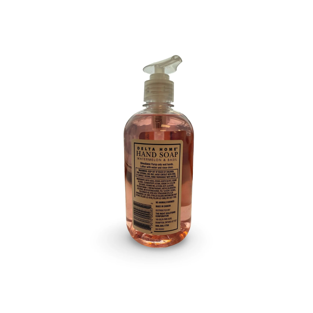 Delta Home Hand Soap, Watermelon & Basil Scent, 473ml