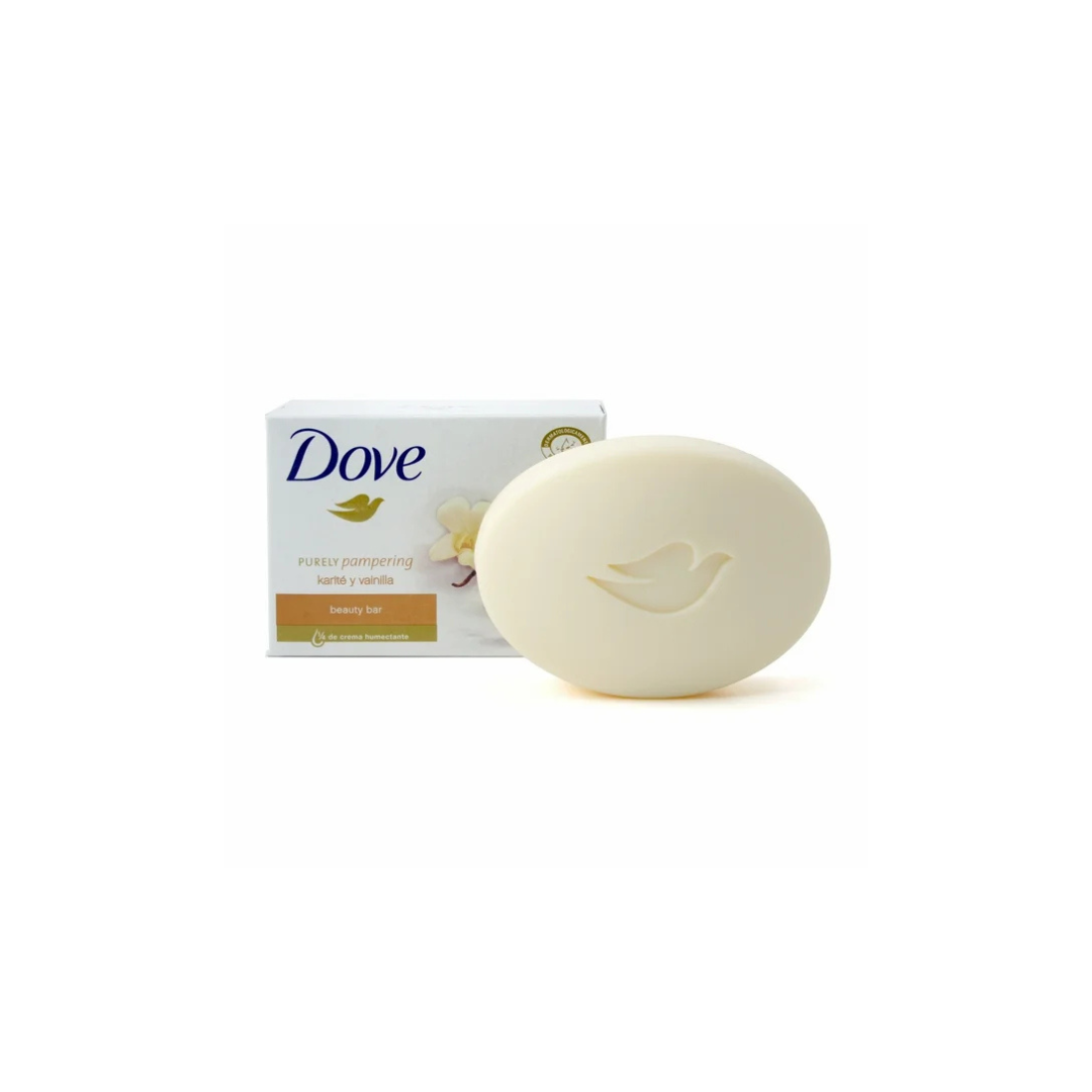 Dove Shea Butter Beauty Cream Moisturizing Bar Soap with Vanilla Scent
