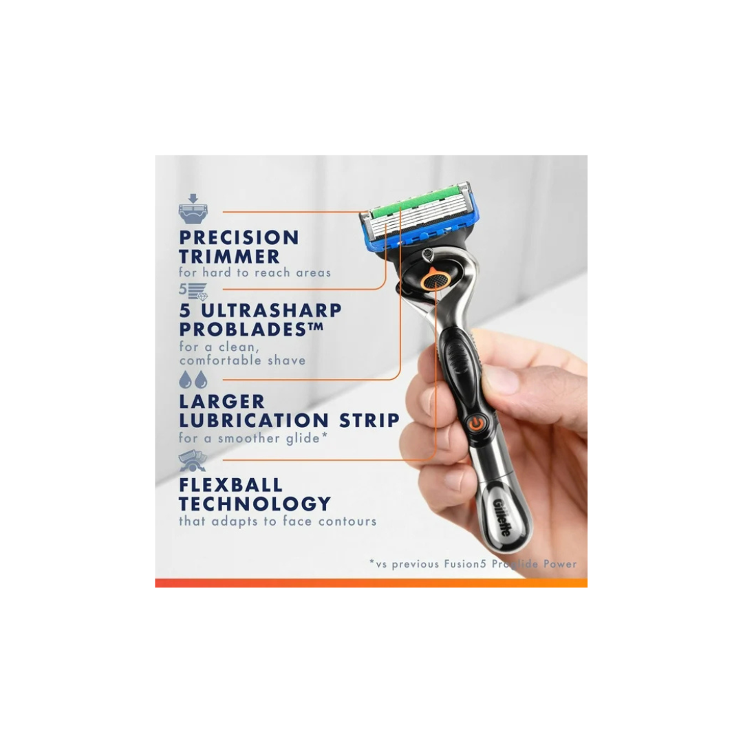 Gillette ProGlide Razor Refills for Men, 4 Razor Blade Refills (Packaging may vary)