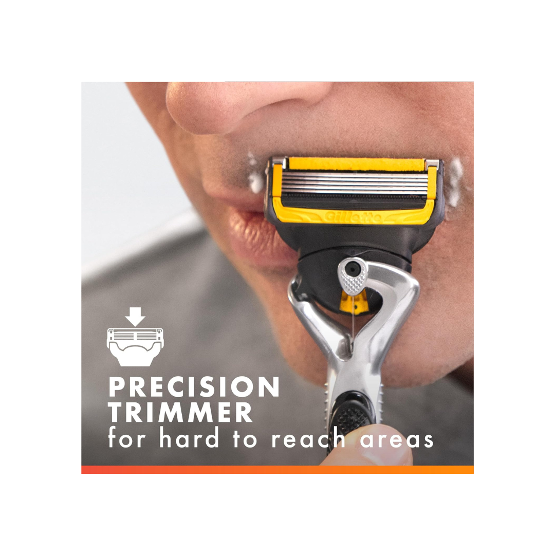 Gillette Fusion5 ProGlide Shield Razor Cartridges for Men with FlexBall Razor Handle for Incredible Shaving Comfort and a Close Shave, 8 Razor Refills