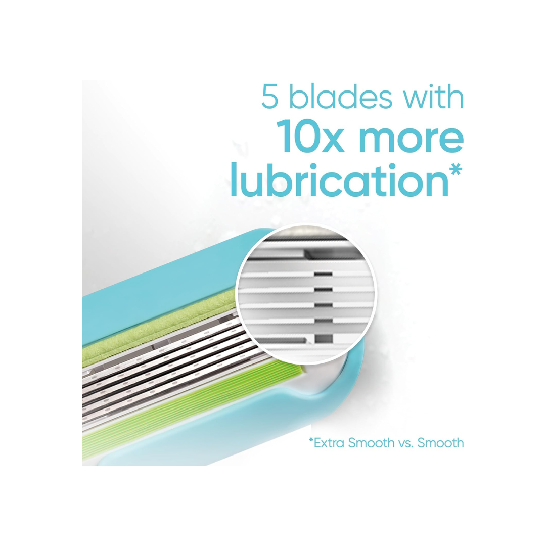 Gillette Venus Extra Smooth Women's Razor Blade Refills, 4 Count (packaging may vary)