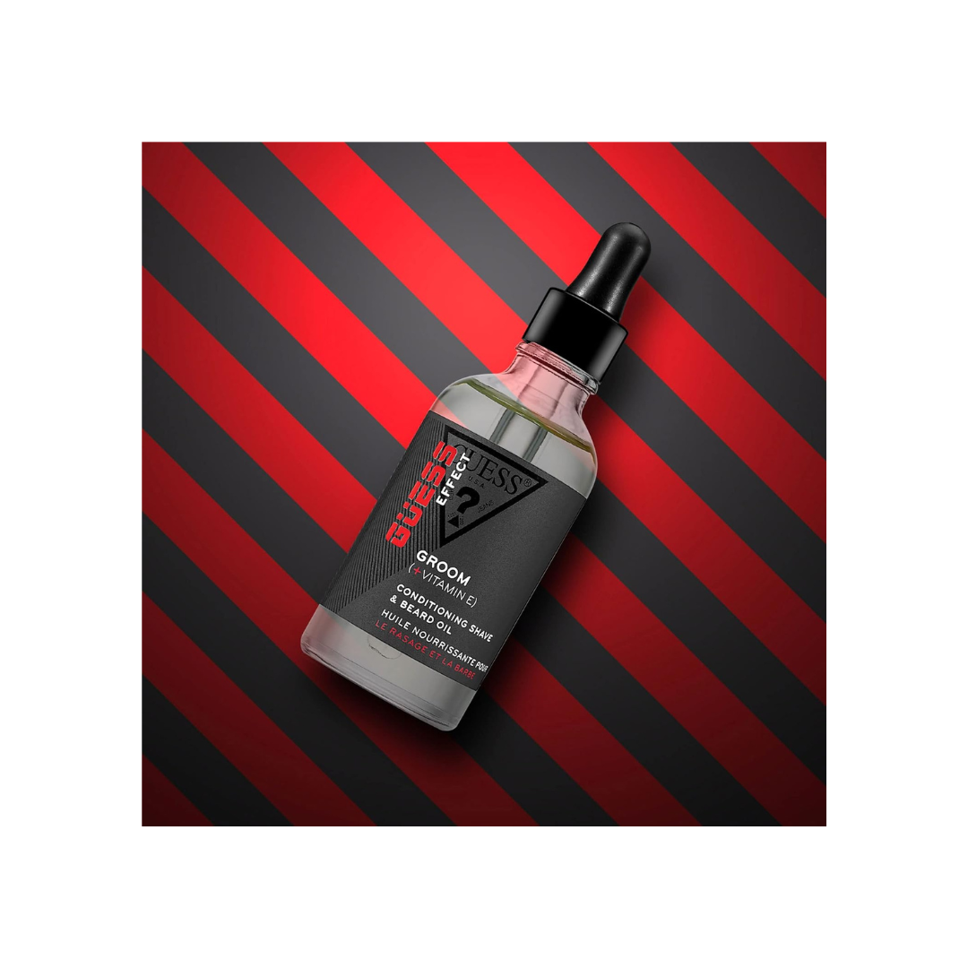 Guess Guess Effect Boost Conditioning Shave and Beard Oil Men Oil 1.7 oz
