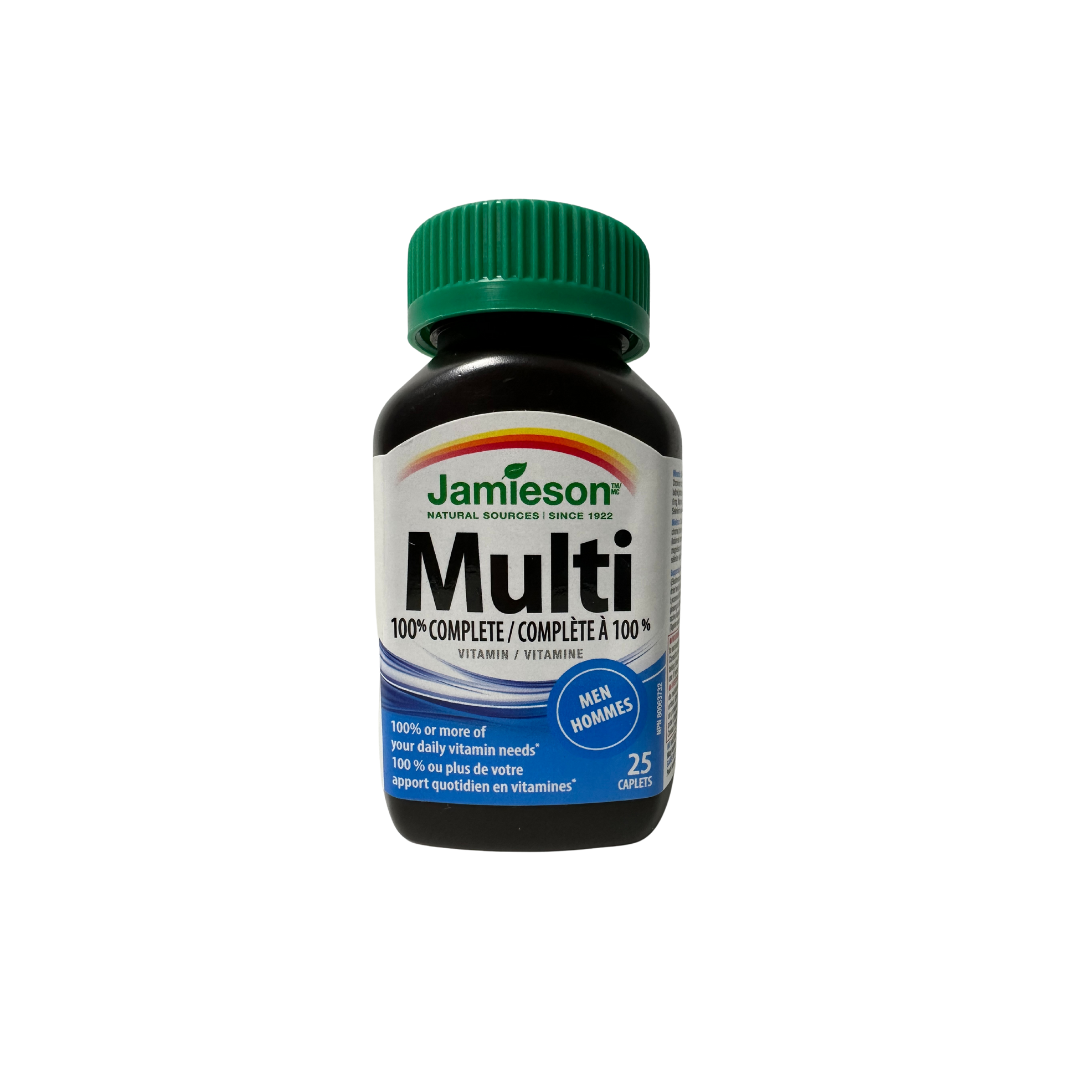 Jamieson 100% Complete Multivitamin for Men 25 caplets